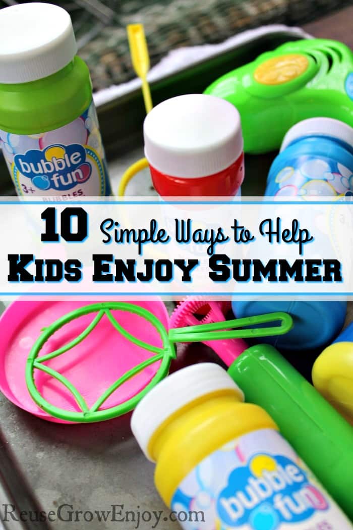 We have become so focused on booking every minute of our summers that we don’t take the time to enjoy summer. Check out these 10 Simple Ways to Help Kids Enjoy Summer!