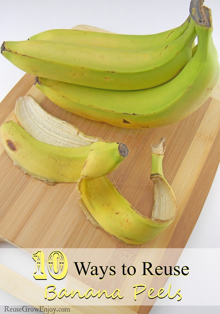 10 Ways to Reuse Banana Peels