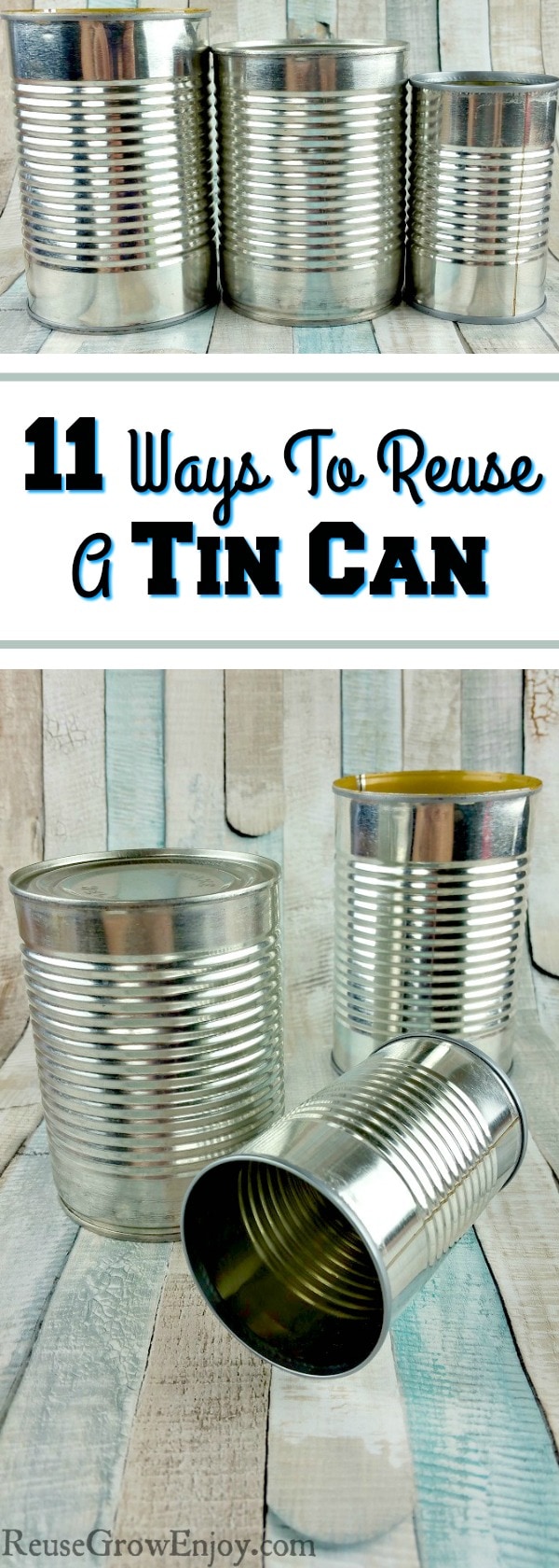 Your average can has many other uses well after we first open them. I am going to share a few ideas on how to reuse a tin can and keep it out of the trash.