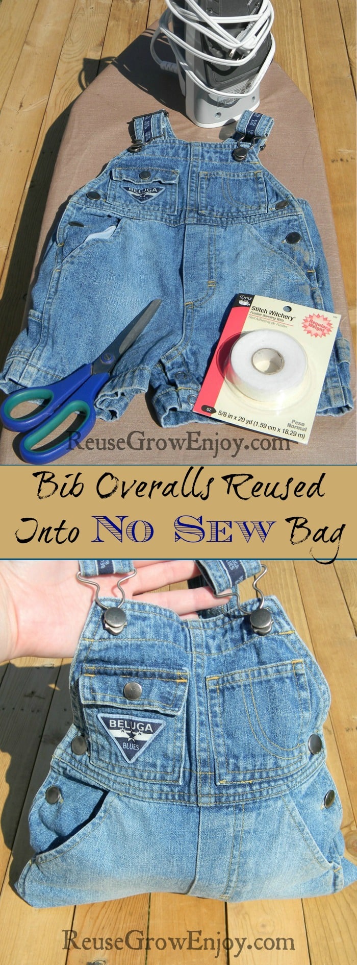 Bib Overalls Reused Into Bag Done