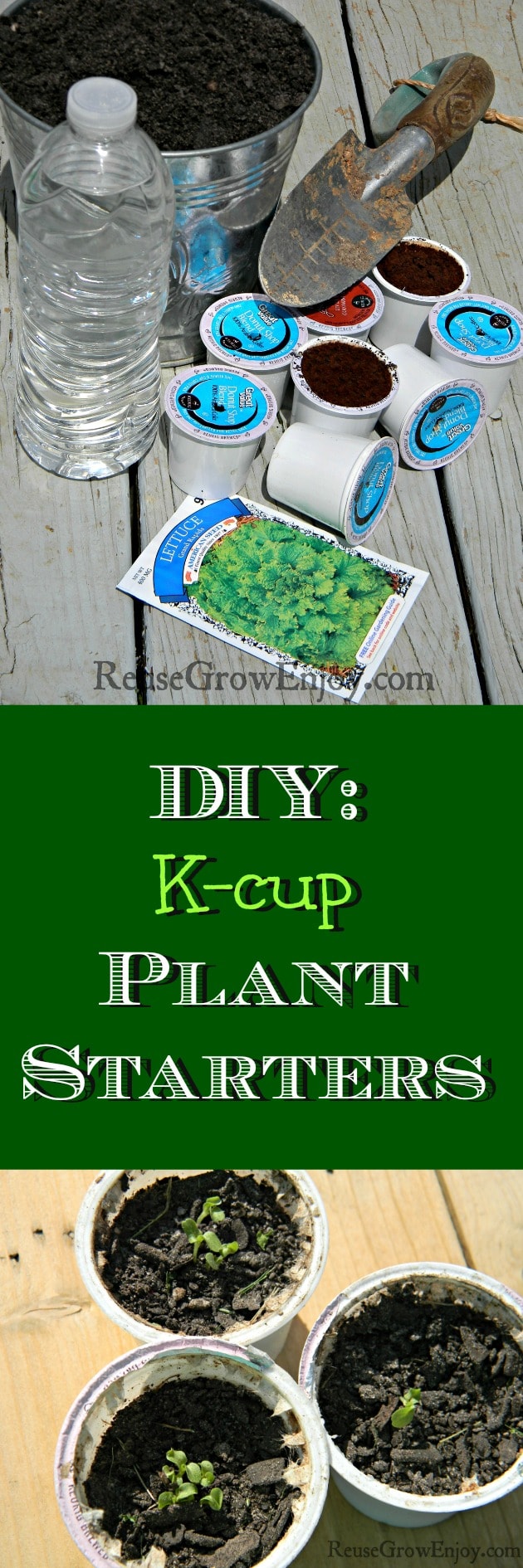 K-cup Uses DIY Plant Starters
