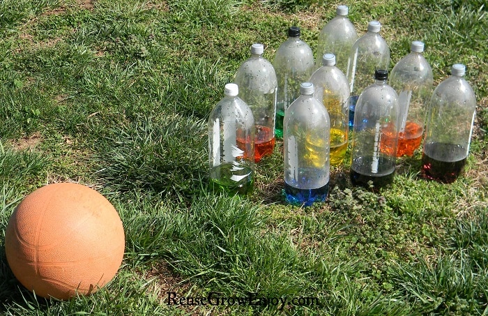 Kids Outside Activity Plastic Bottle Bowling Set
