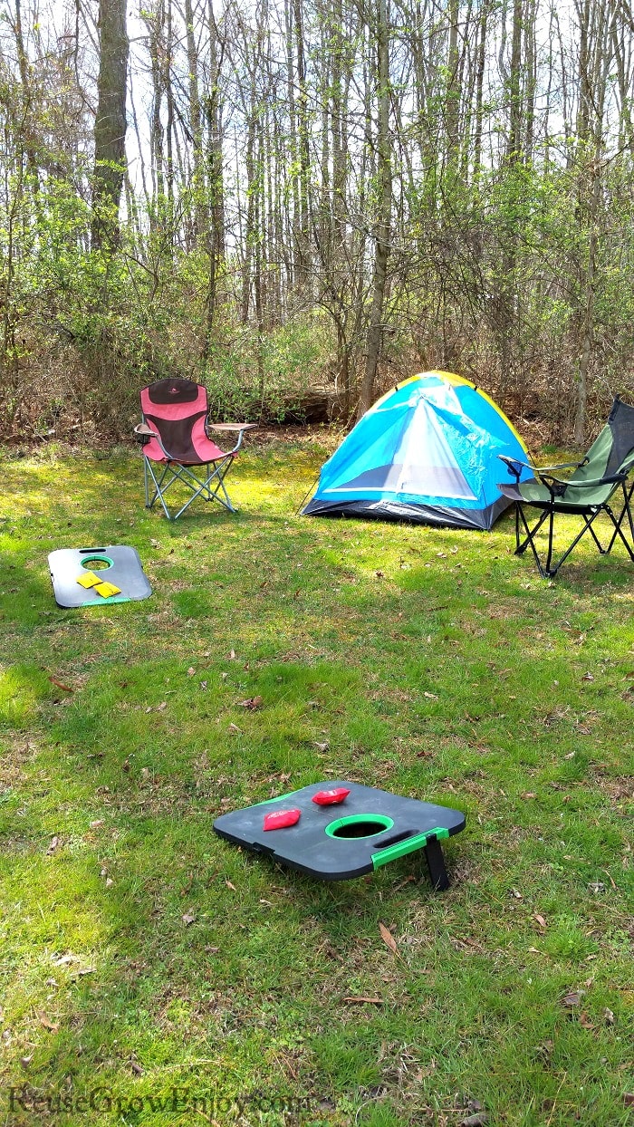 Backyard Camping Fun For The Whole Family - Reuse Grow Enjoy