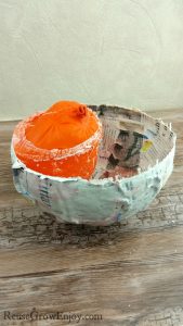 Diy Paper Mache Bowl - Reuse Grow Enjoy