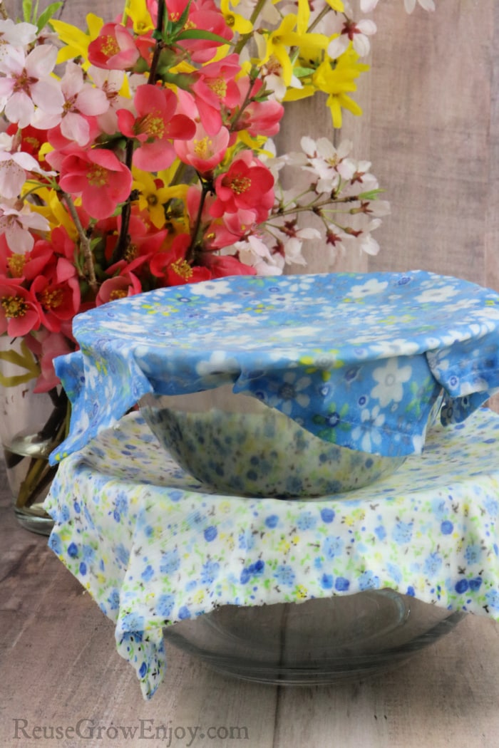 DIY Fabric Bowl Covers - Back Road Bloom