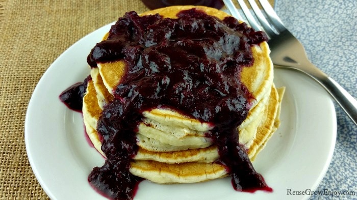 Have a ton of blueberries you need to use up? Check out this recipe for Instant Pot homemade blueberry syrup/sauce. Easy to make and oh so good! Plus it is Paleo and no refind sugar added.