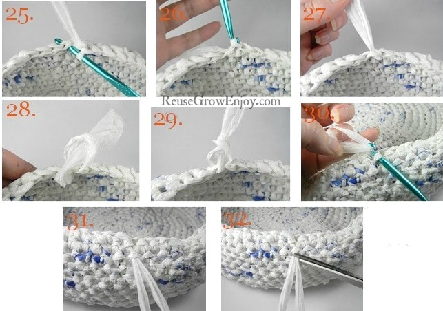 Diy Plastic Bag Tote · A Recycled Tote · Crochet on Cut Out + Keep ·  Creation by