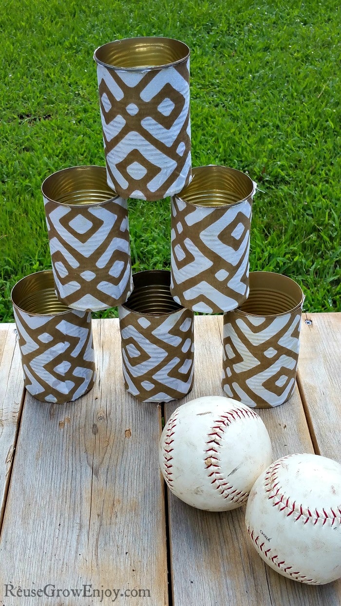 Do you recycle your cans after you are done with them? We do, or we find other ways to use them too! Check out this easy DIY can toss with upcycled cans! Such a fun and easy to make summer and fall game!