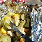 Need a healthy dinner idea? Maybe one that can be cooked at camp? Check out this Chicken And Veggie Foil Pack Hobo Dinner On The Grill!