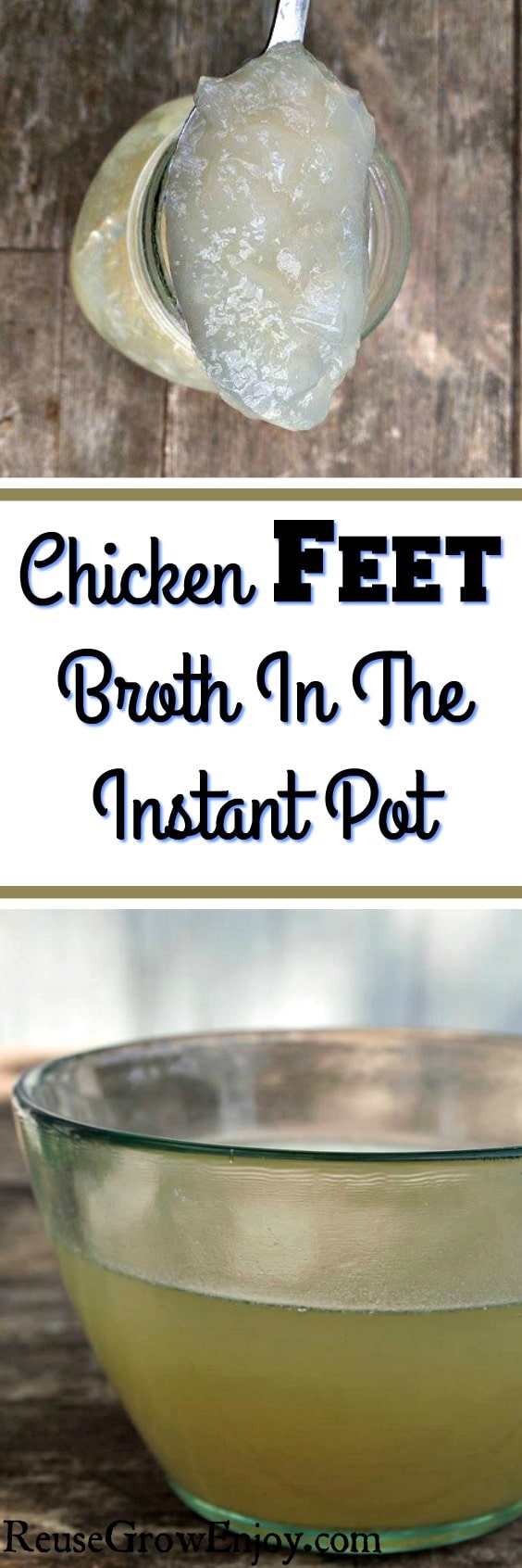 Have you ever had chicken feet broth? It is also known as liquid gold. Check out this recipe for chicken feet broth made in the Instant Pot!