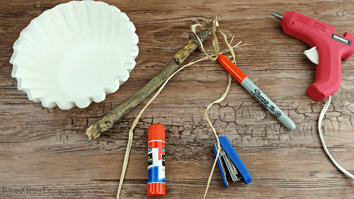 Coffee Filter Pumpkin Supplies