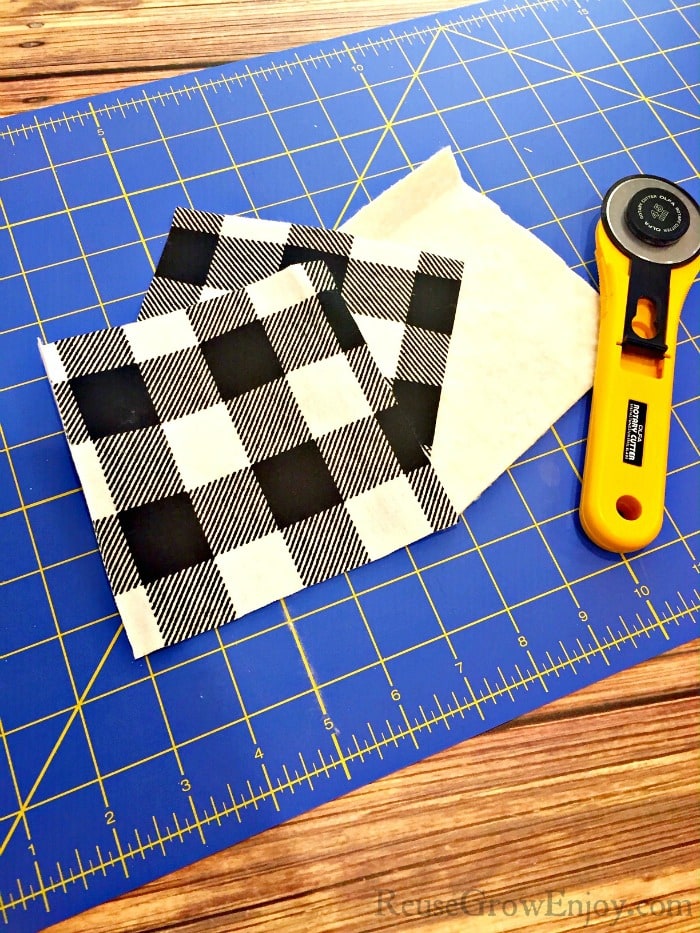 Cut fabric to size