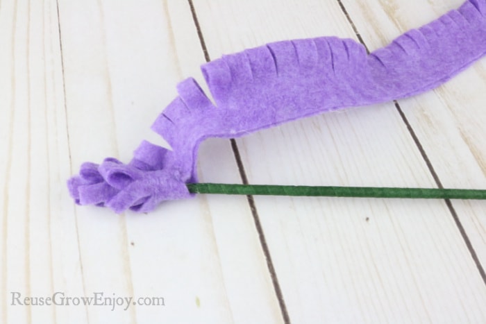 Felt Flowers DIY - Lavender 