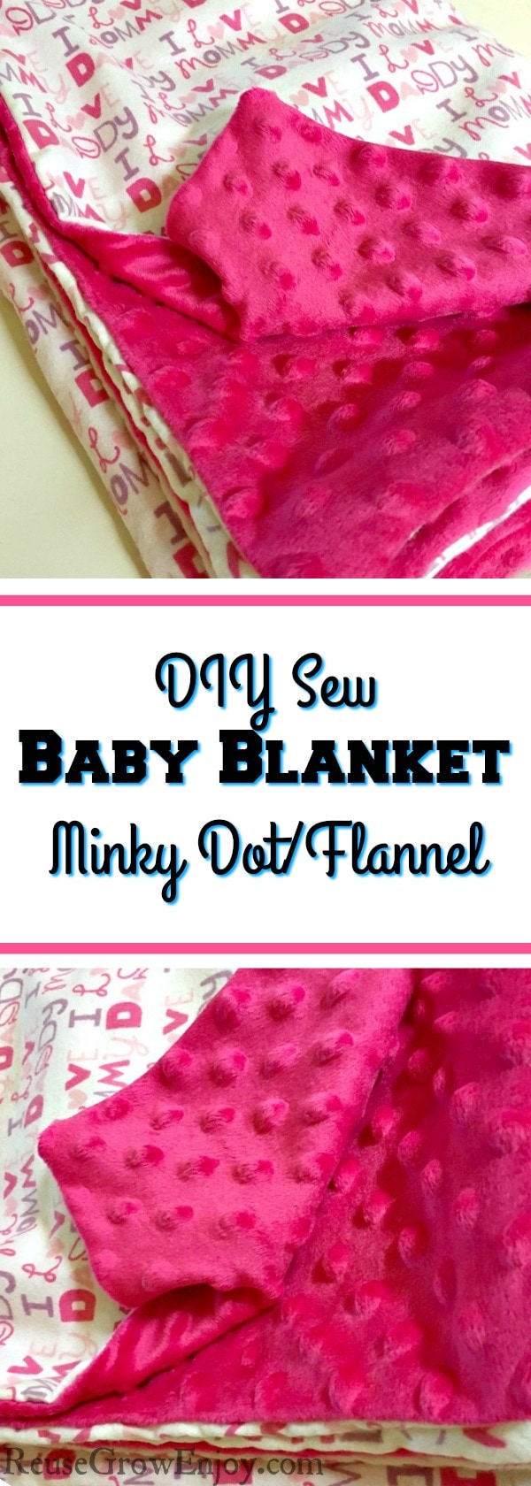 Minky and best sale flannel blanket