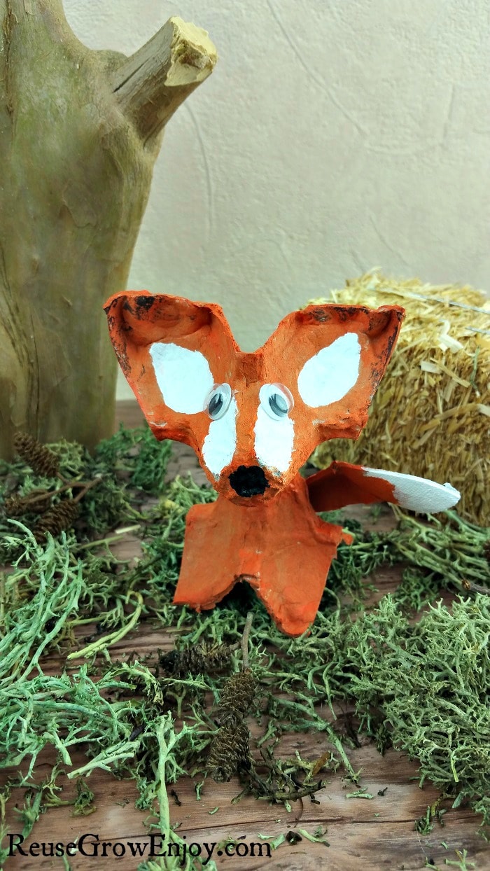 Popsicle Stick Fox Craft