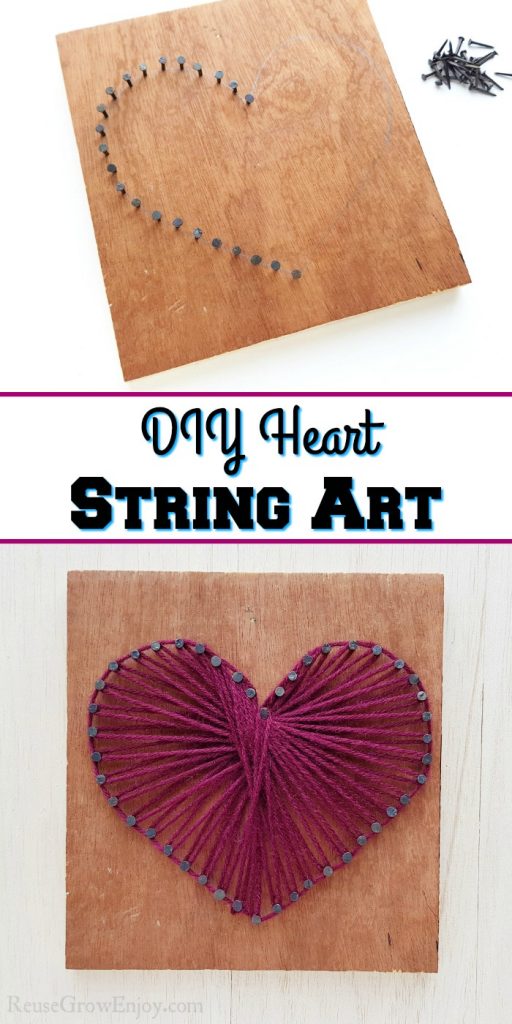 DIY Heart String Art