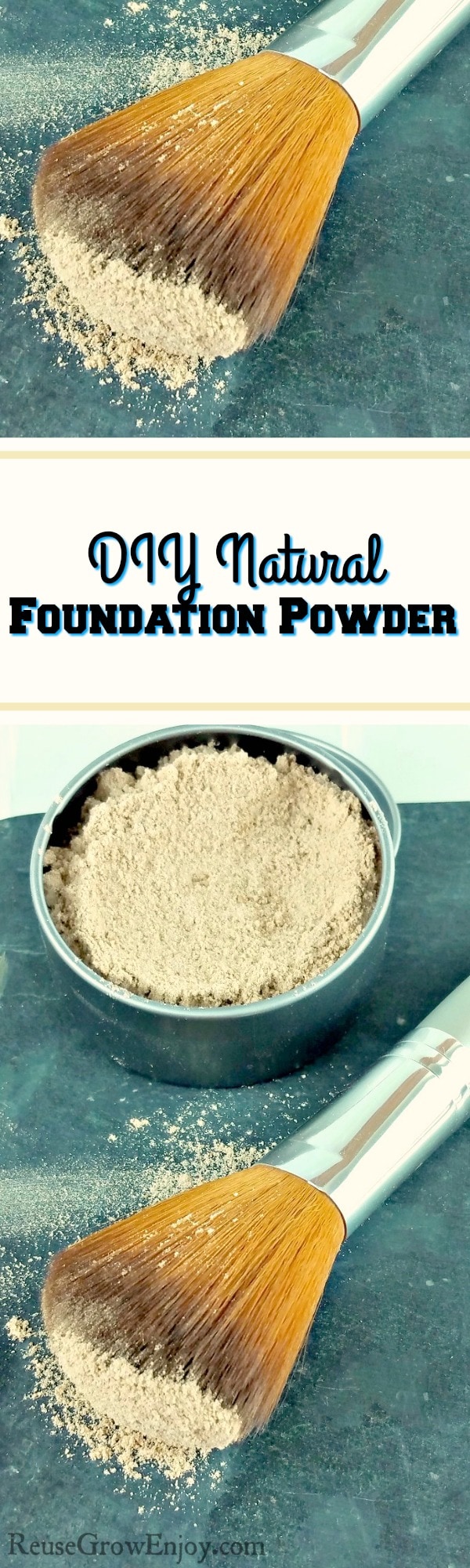 Looking for more natural options for your makeup? Check out this easy DIY natural foundation powder!