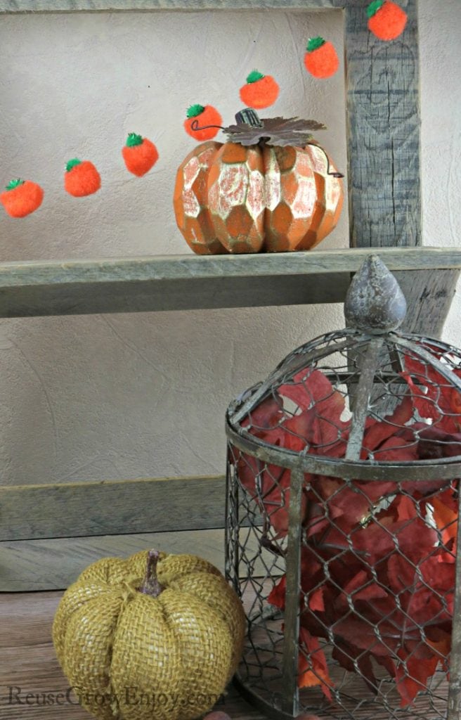 DIY Pumpkin Fall Garland Fall Craft