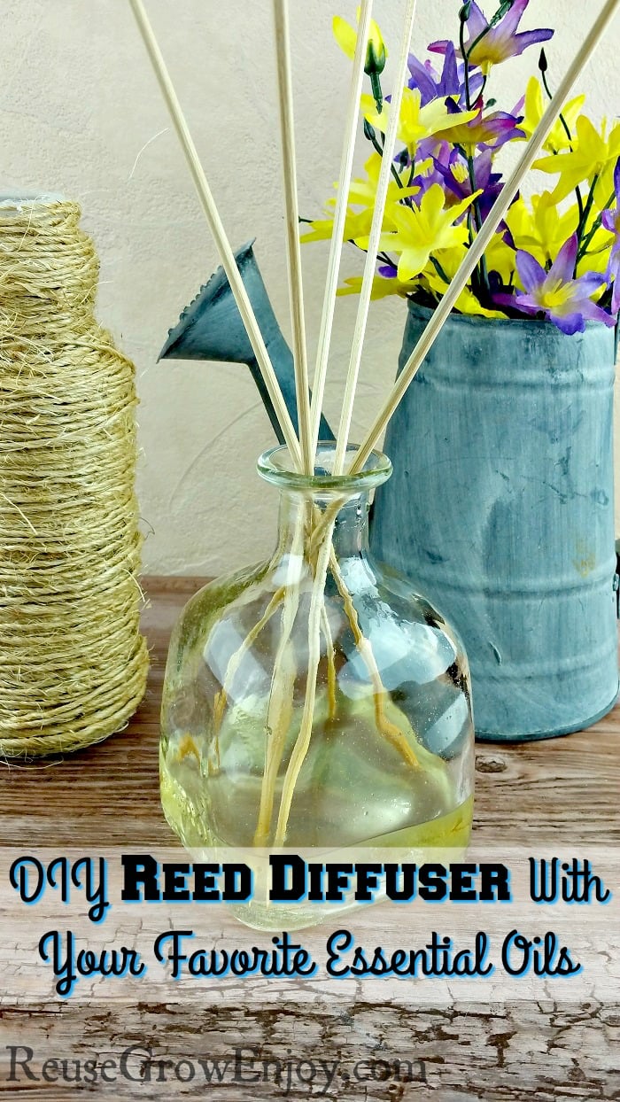 Homemade Reed Diffuser for Essential Oils