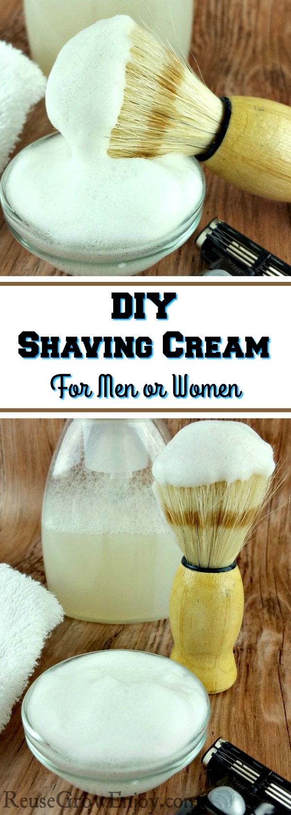 Looking to start using more natural personal care products? Well, I have a DIY shaving cream for you to try. It is super easy, pretty cheap and works really well. Plus it is good for both men and women.