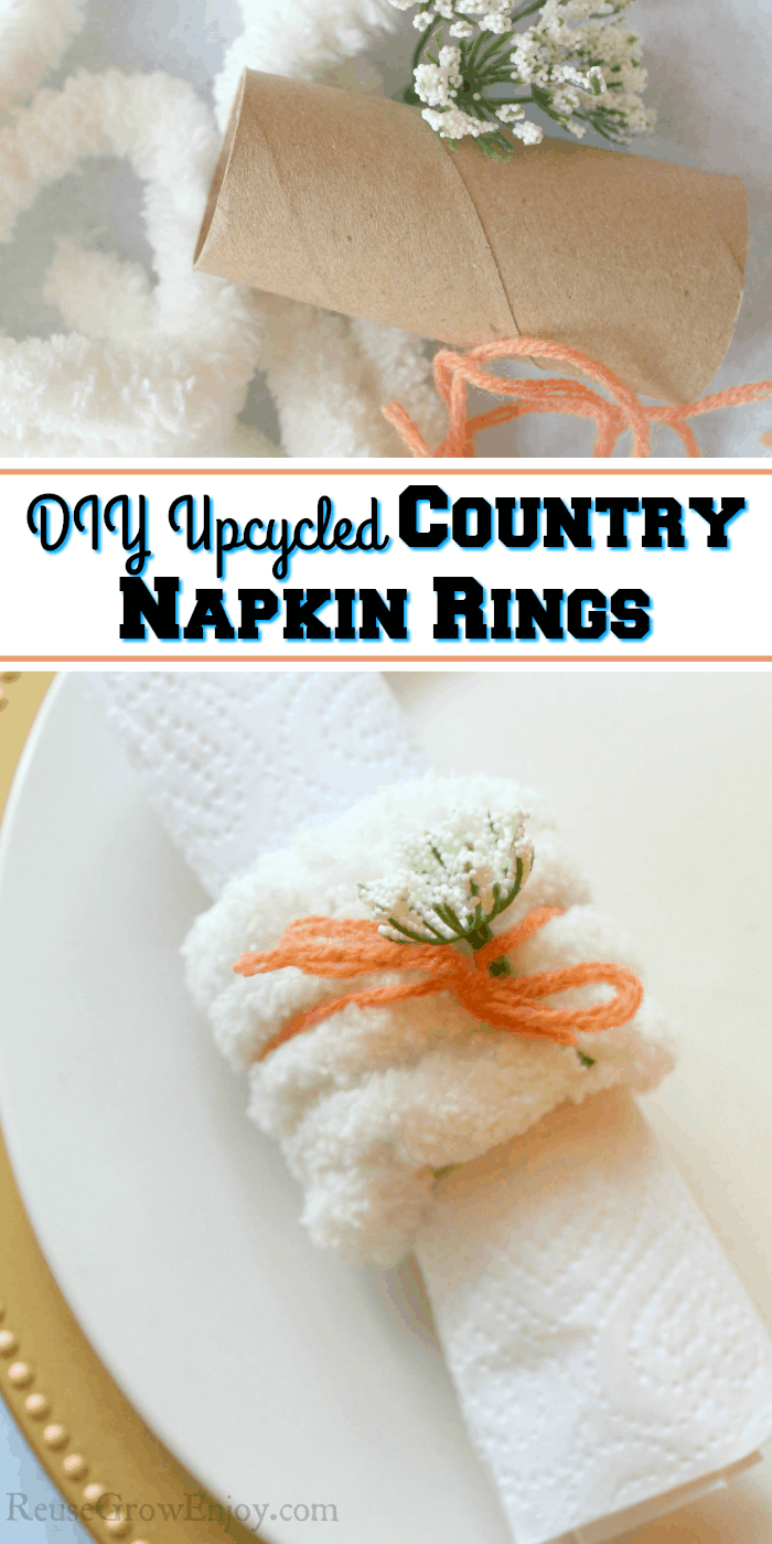 Upcycle sales napkin rings