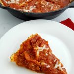Are you one a Keto diet but missing pizza? Be sure to check out this easy yet tasty Deep Dish Skillet Keto Pizza! This is great for anyone watching carbs.