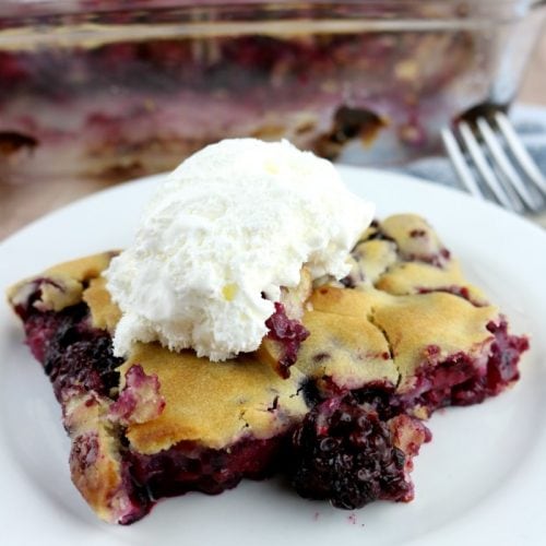 EASY Blackberry Cobbler Made With Simple Ingredients