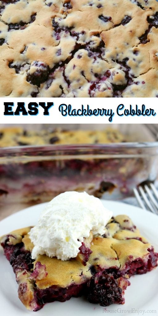 EASY Blackberry Cobbler - Made With Simple Ingredients