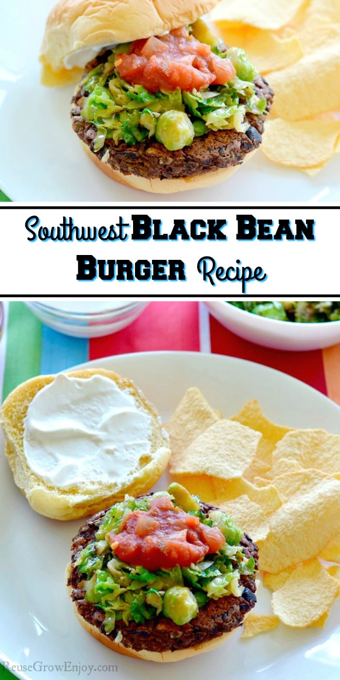 Trying to eat a little healthier and staying away from so much beef? If you are, you don't have to give up eating burgers. I am going to show you how to make this Southwest Black Bean Burger Recipe!