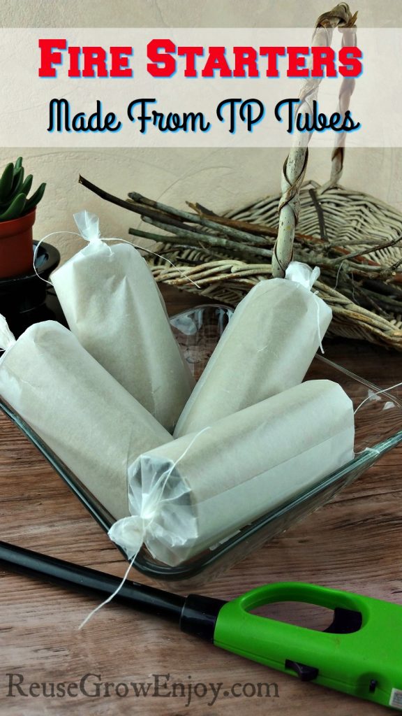 DIY Fire Starter Made From Reused TP Tubes