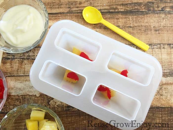 Frozen Pineapple Yogurt Pops - Creative Cynchronicity