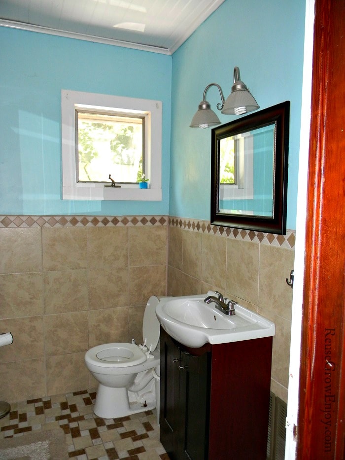 Frugal DIY Bathroom Remodel - Reuse Grow Enjoy