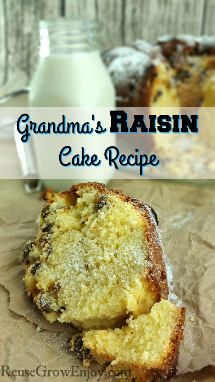 grandma's raisin cake recipe