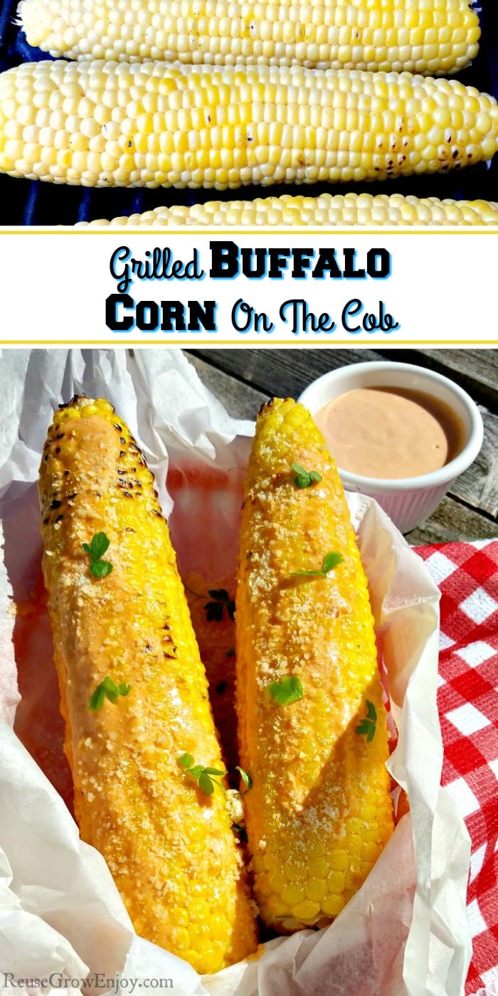 Tired of butter and salt on your corn? Hit your taste buds with this delicious Grilled Buffalo Corn On The Cob Recipe! A recipe for any cookout or camp!