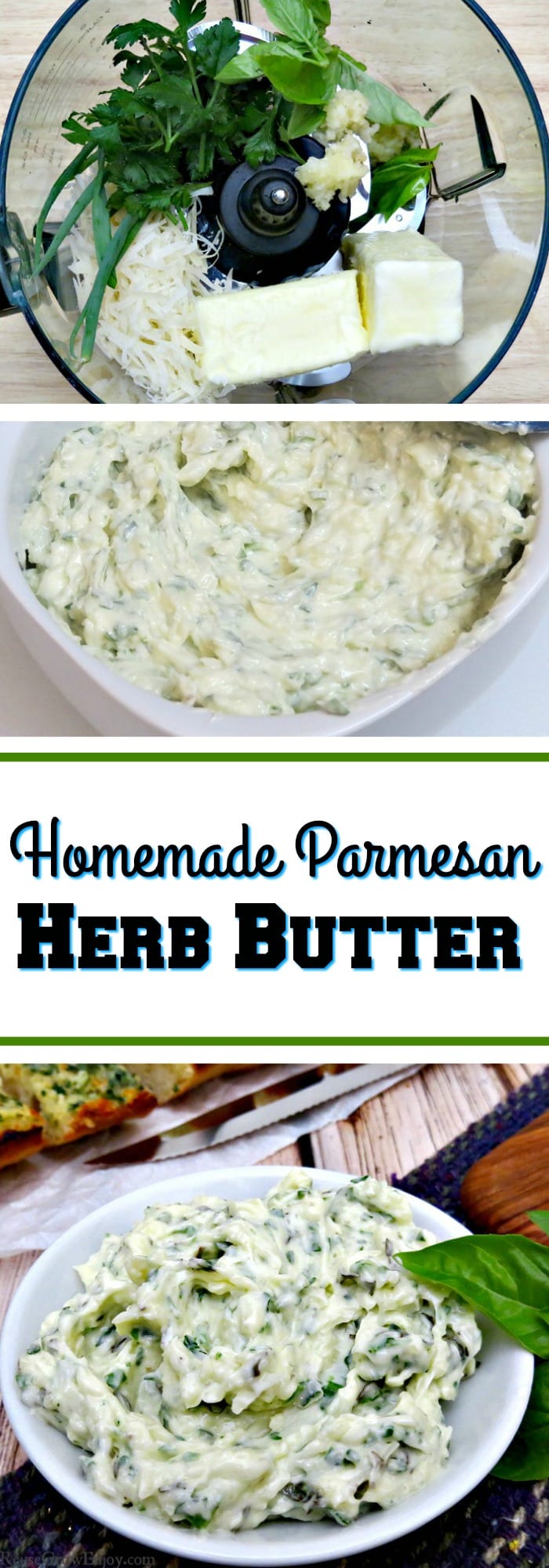 No need to buy pricey herb butter at the store when it is this easy to make! I am going to show you how to make this homemade Parmesan Herb Butter!