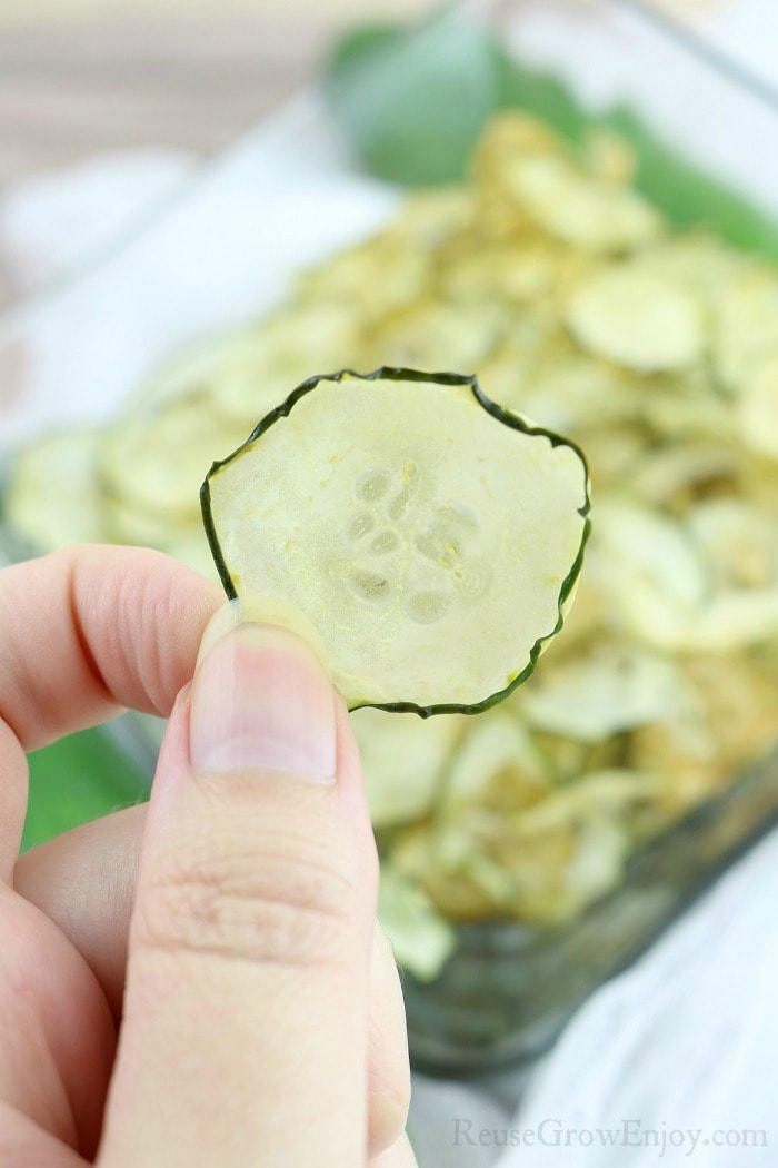 How To Make Cucumber Chips With Salt & Vinegar