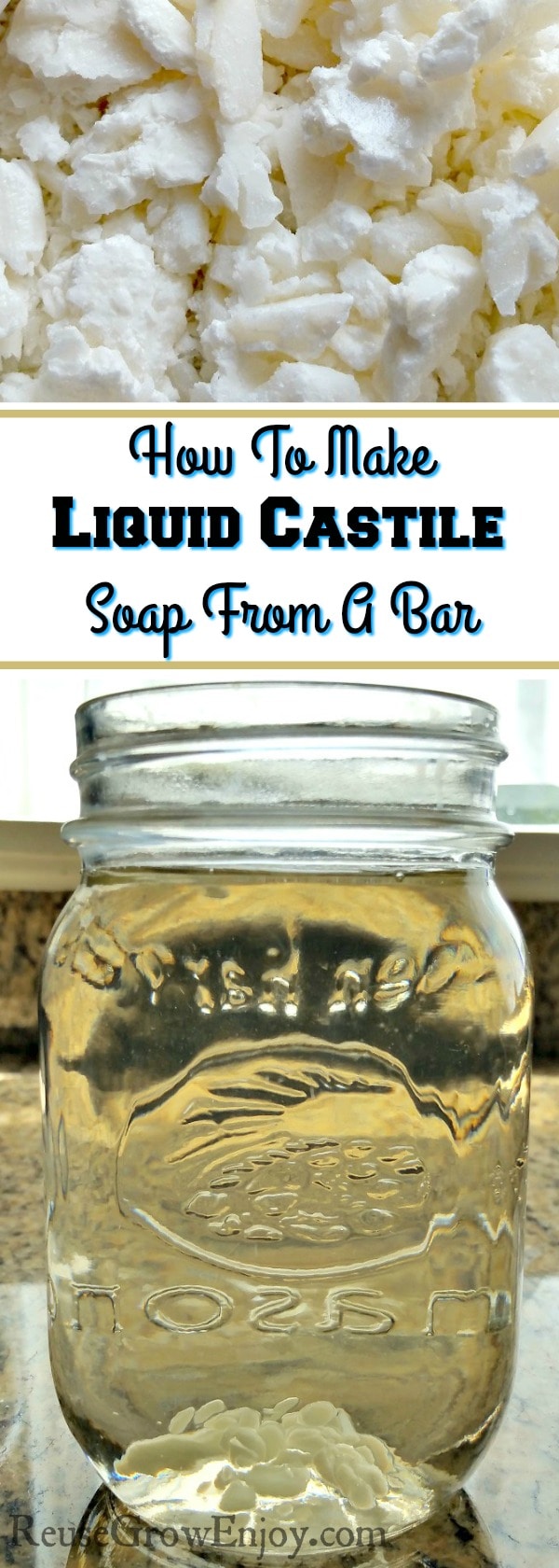 Like to use liquid castile soap but don't have it in the budget to buy it? I am going to show you How To Make Liquid Castile Soap From A Bar! It is SO much cheaper this way!