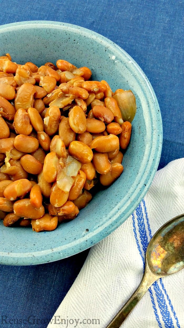 Making pinto beans online in an instant pot