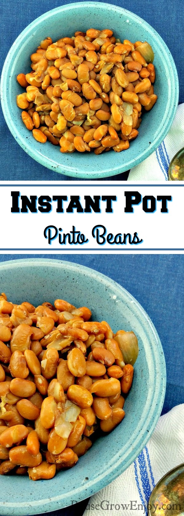 Making beans in the Instant Pot is life changing, it really is so much easier! Check out this best ever Instant Pot Pinto Beans Recipe!