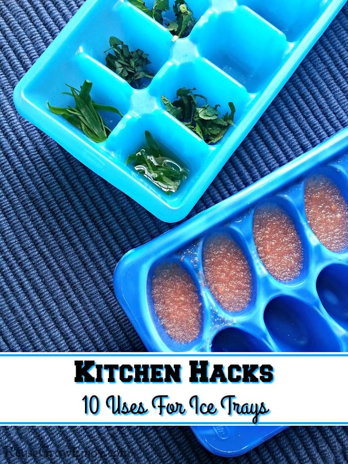 Did you know there are tons of different ways to reuse ice trays other then just ice? I will share some kitchen hacks with you for 10 uses for ice trays!