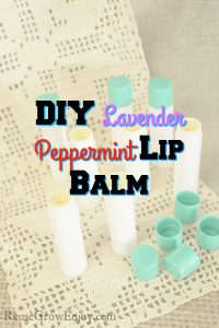 Nothing like making your own peppermint lip balm! Check out this easy DIY with a twist. It also has lavender oil in it too!