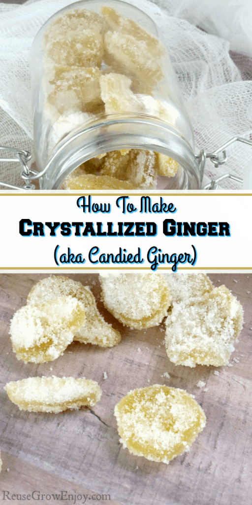 How To Make Crystallized Ginger Aka Candied Ginger Reuse Grow Enjoy 8988