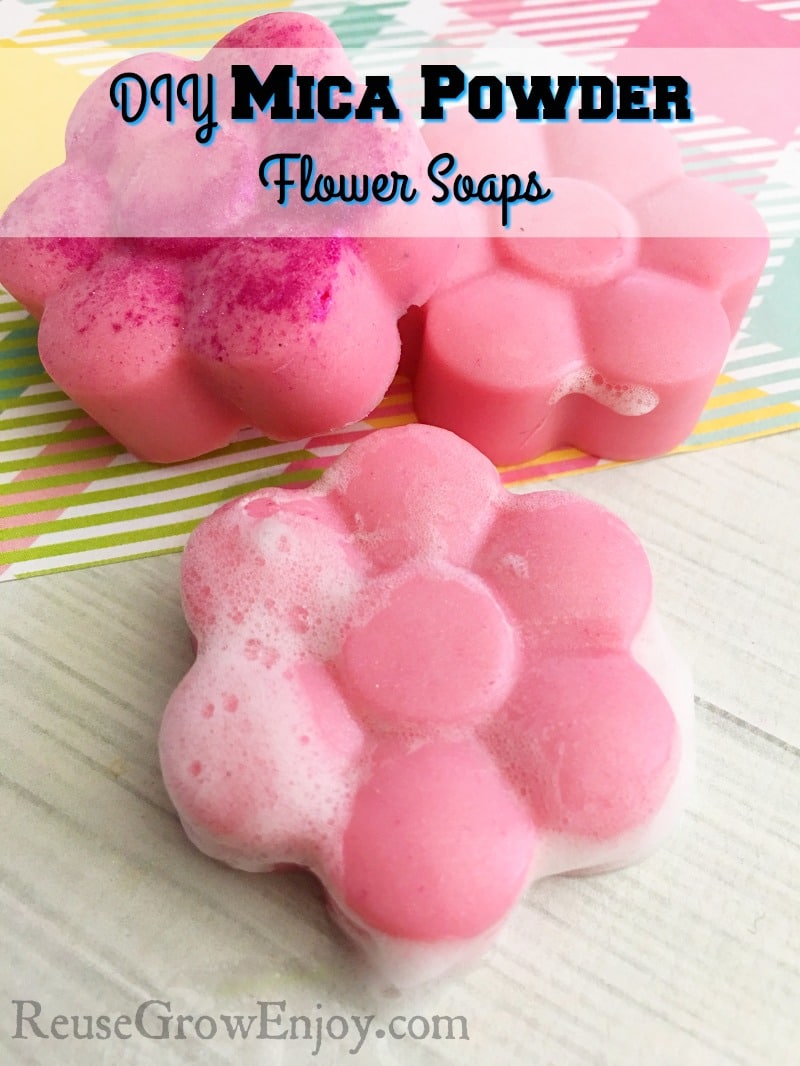 Mica Powder Soap Making - Flower Soaps With Natural Color Option