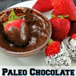 If you are eating Paleo and looking for a new treat to try, you will fall in love with this recipe. It is Paleo chocolate covered strawberries with coconut!