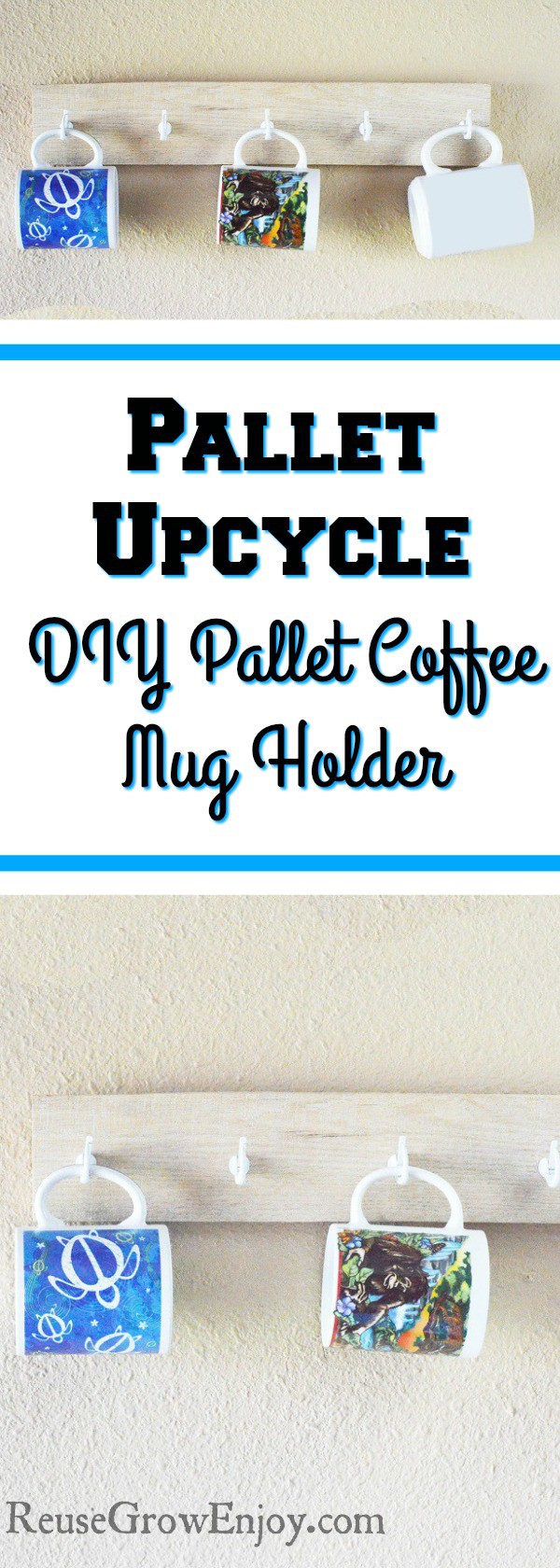 DIY Pallet Coffee Cup Holder Project