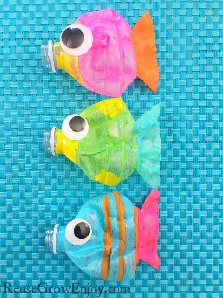 Plastic Bottle Fish Craft - Reuse Grow Enjoy