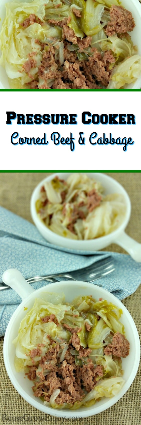 Looking for a good and easy corned beef and cabbage recipe? Check out my Pressure Cooker Corned Beef and Cabbage Recipe! It is super easy to make and oh so good!