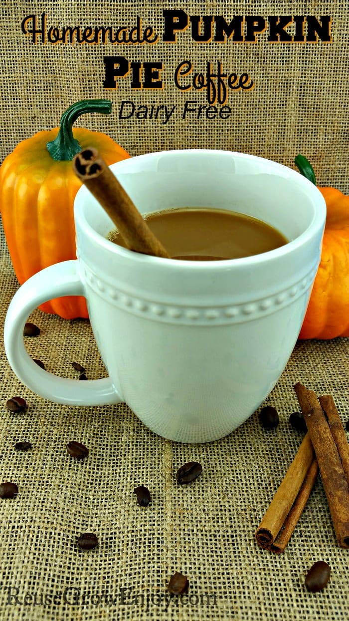 Homemade Pumpkin Pie Coffee - Dairy Free