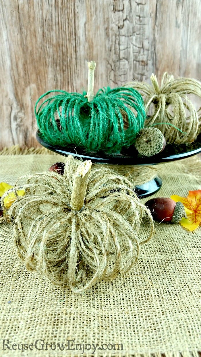 How to Make Rustic Twine Pumpkins For Your Fall Decor