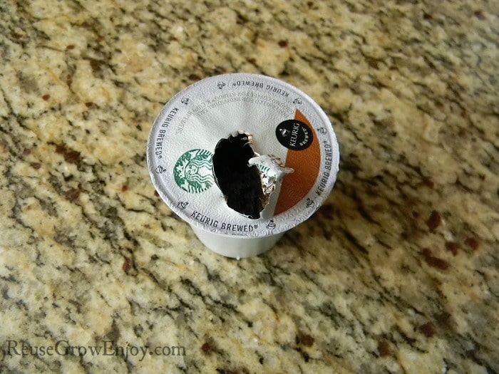 Remove Film From K-cup